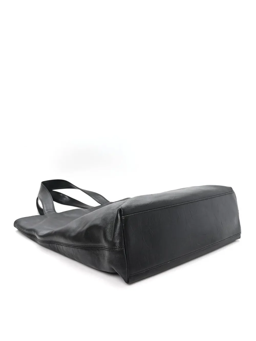 Chanel Lambskin Cc Embossed Tote Black #286453C11B